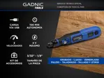 Mini Torno Inalámbrico Gadnic Roty 3,6 V + Brocas
