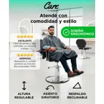 Sillon Barbero Hidráulico Peluquería Gadnic BR33 Vintage