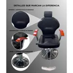 Sillon Barbero Hidráulico Peluquería Gadnic BR33 Vintage