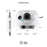 Torno Para Uñas Gadnic T202 35.000rpm Uso Profesional