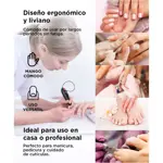Torno para Uñas Care By Gadnic T20K Manicura Profesional + Brocas y Limas