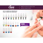 Kit Brocas Cerámicas Para Torno Manicura Gadnic