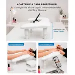 Reposabrazos Manicura Care By Gadnic Altura Regulable 125 - 150 mm Almohadilla Soporte Ergonómico