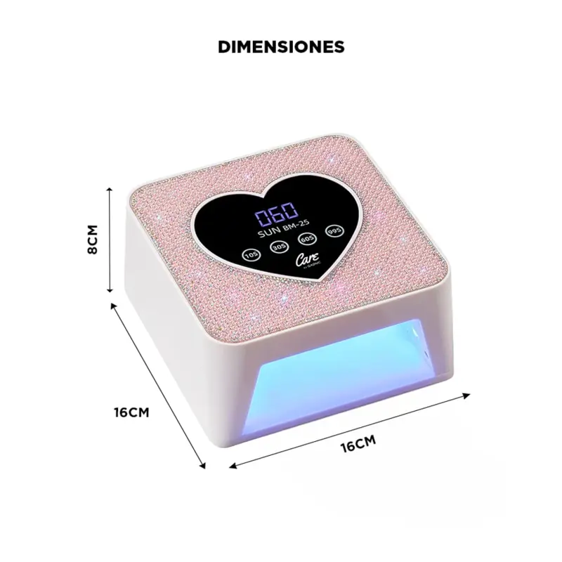 Cabina Para Uñas UV LED Care By Gadnic 48W Temporizador Sensor Infrarrojo