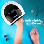 Cabina de Uñas UV Lampara Led 96W Waggs + Kit de Regalo