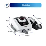 Torno De Uñas Profesional Waggs 35000 Rpm Giro Bidireccional