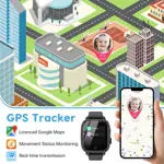 Reloj inteligente cjc 4G para niños con rastreador GPS, llamadas y mensajes de texto