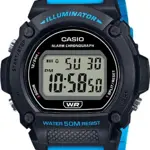 Casio Reloj Inteligente de Cuarzo para Hombre con Correa de Resina, TBD, 22 (Modelo: W219H-2A2V)