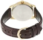 Reloj con correa de cuero para hombre de 18 mm