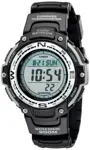 Reloj negro digital de doble sensor para hombre