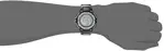 Reloj negro digital de doble sensor para hombre