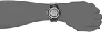 Reloj negro digital de doble sensor para hombre