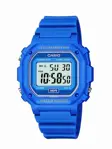 Casio F108WH Reloj digital con correa de resina azul resistente al agua