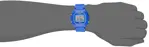 Casio F108WH Reloj digital con correa de resina azul resistente al agua