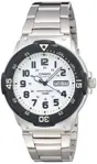 Reloj Diver Quartz, correa de acero inoxidable, plata, 23,8 mm