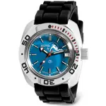 Reloj Vostok Amphibia 710059 con correa de resina negra