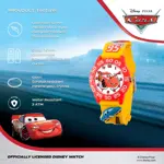 Reloj Infantil Disney Rayo McQueen Bisel Rojo Correa Amarilla