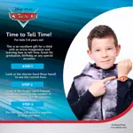 Reloj Infantil Disney Rayo McQueen Bisel Rojo Correa Amarilla