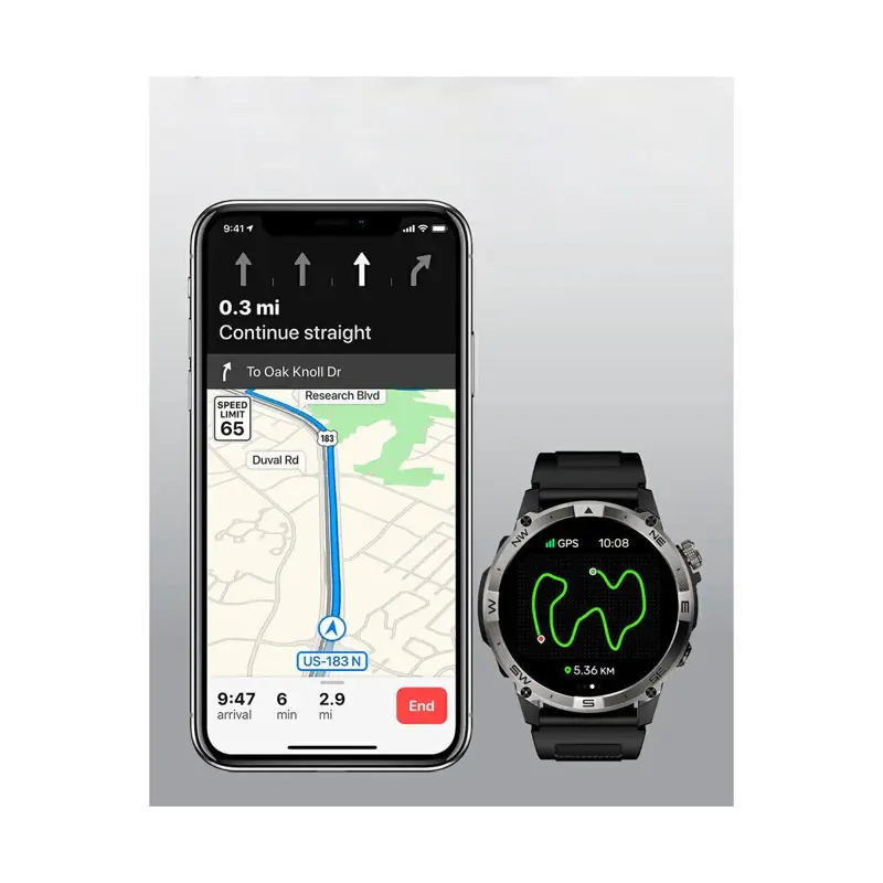 Reloj Smartwatch Mistral GPS Brujula Amoled display SMPT VGPS40 01