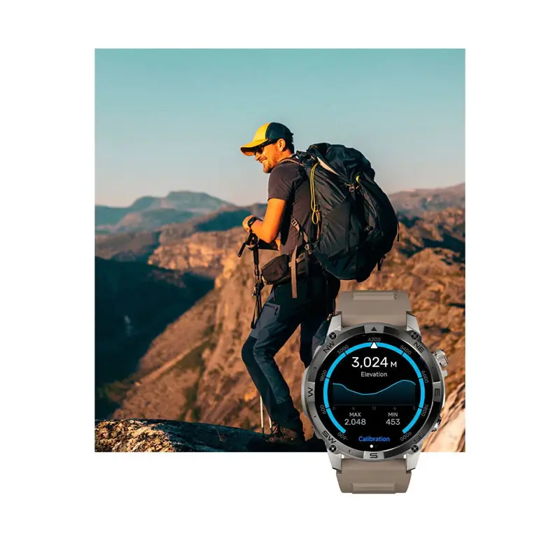 Reloj Smartwacht Mistral GPS Brujula Amoled display SMPT VGPS40 09