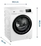 Lavasecarropas BWDN10W25A - 10/6Kg, 1400 RPM, Inverter, 67L, Blanco