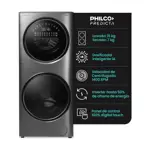 Torre Lavasecarropas con IA Philco Predicta 15kg/7kg  Carga Frontal Dark Inox PHLFT157GT