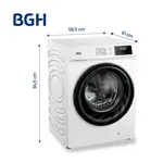 Combo Lavasecarropas BGH Inverter 10kg BWDN10W25AR + Camiseta BGH adidas Talle M