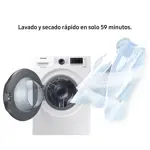 Lavasecarropas Samsung WD11A4453 Ecobubble White 11kg
