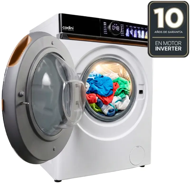 Lavasecarropas BIAFB10014B 10kg A 7kg Codini | Megatone