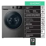 Lavasecarropas Gadnic 12Kg Lavado 8Kg Secado 1200RPM Inverter Automatico Frontal 1800W