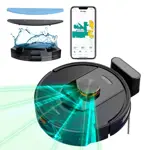 Aspiradora Robot Trapeadora Negra Gadnic V51 Mapeo Inteligente Autonomía Extendida