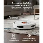 Aspiradora Robot Trapeadora Negra Gadnic V51 Mapeo Inteligente Autonomía Extendida