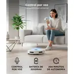 Aspiradora Robot Trapeadora Negra Gadnic V51 Mapeo Inteligente Autonomía Extendida