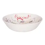 Set De Platos Para Pastas 4 Hondos Y  1 Bowl Oxford Ceramica