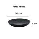 Set X 6 Platos Hondos 20.5 Cm Onix Oxford