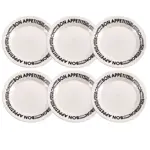 Set X6 Platos Playos 24cm Bon Appetit Oxford