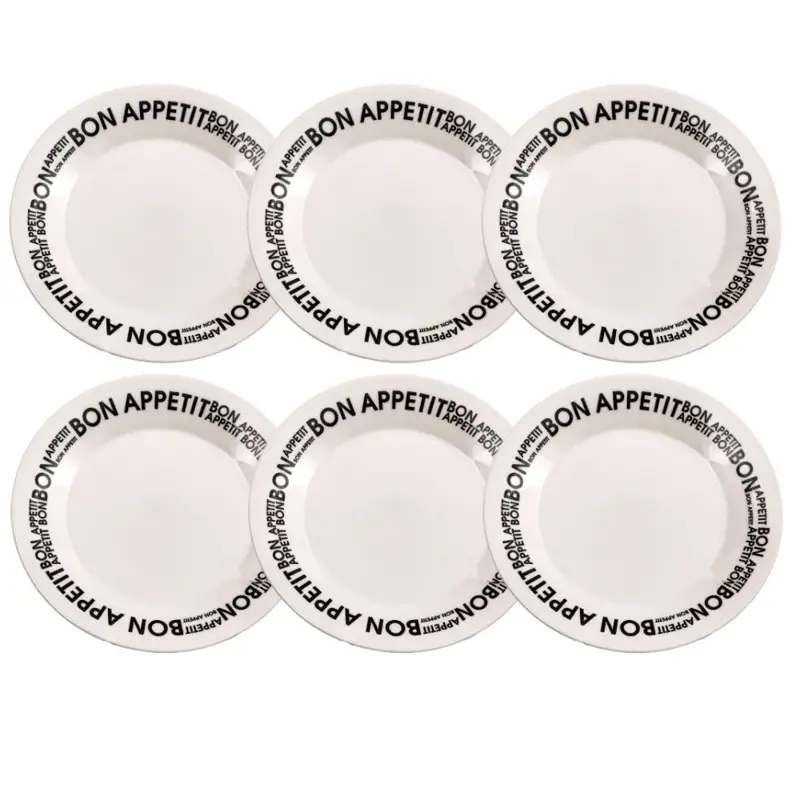 Set X6 Platos Playos 24cm Bon Appetit Oxford
