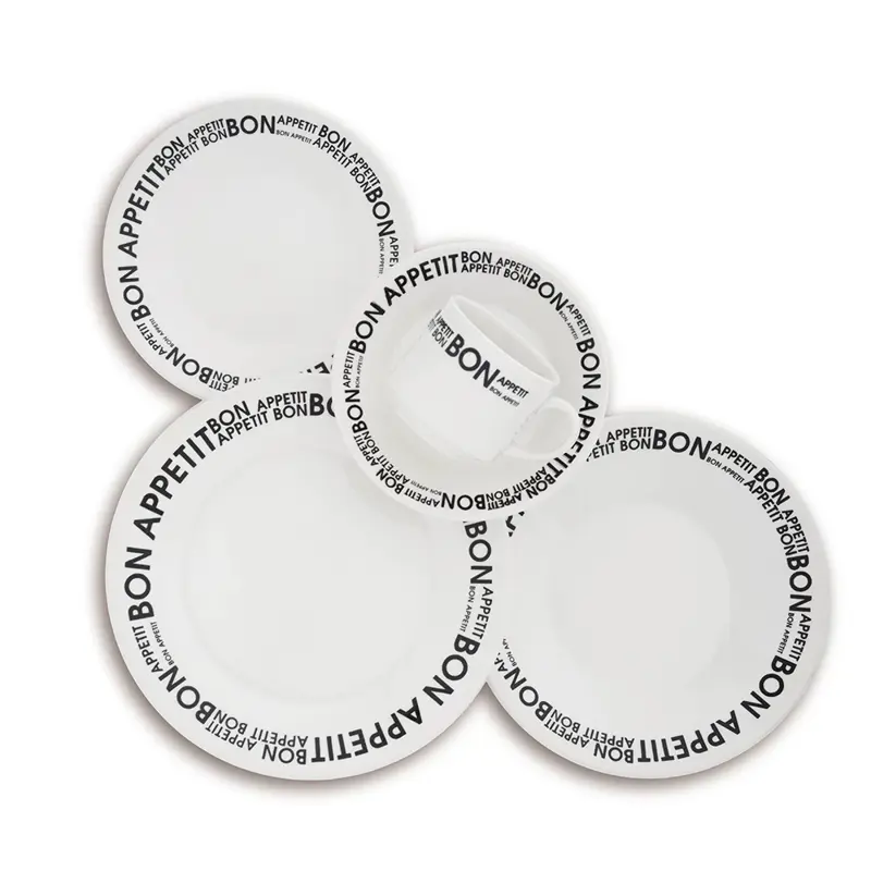 Set X6 Platos Playos 24cm Bon Appetit Oxford