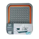 Escurridor De Platos Plegable 36 X 31 Cm Silicona Naranja