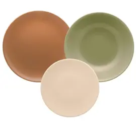 Juego Vajilla X18 Piezas Unni Mix 