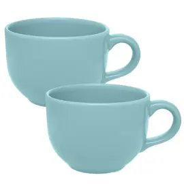 Set X2 Tazones Celeste 740 Cc