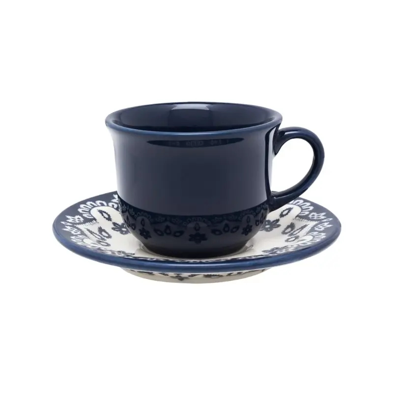 SET X 6 TAZAS DE TE 200CC CON PLATO ENERGY OXFORD