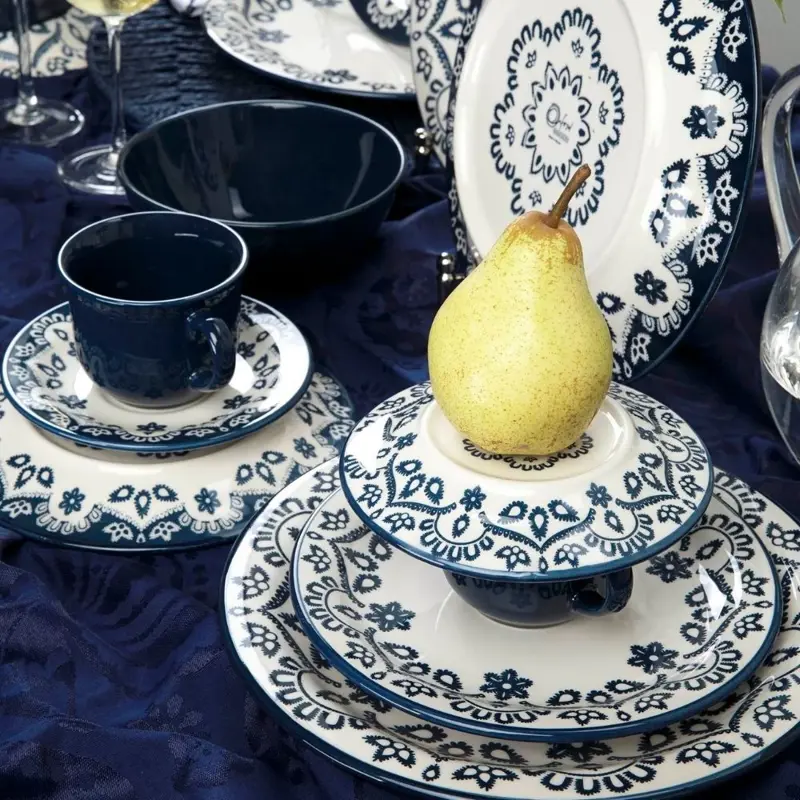 SET X 6 TAZAS DE TE 200CC CON PLATO ENERGY OXFORD