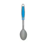 Cuchara  Guiso Nylon Gris Mango Azul Antiadherente Utensilio Cocina