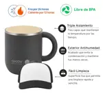 MUG ASOBU HAPPY HAT TRUCKER CAP 360ML - BLACK