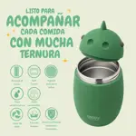Termo Alimentos Asobu Bestie 590ml - Dinosaur