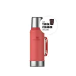 Termo Stanley Clasico 950Ml Con Manija - Hot Coral