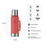 Termo Stanley Clasico 950Ml Con Manija - Hot Coral