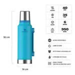 Termo Stanley Clasico 1.4Lts Asa Plegable - Splash