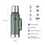 Termo Stanley Clasico 950Ml Con Manija - Verde 2.0
